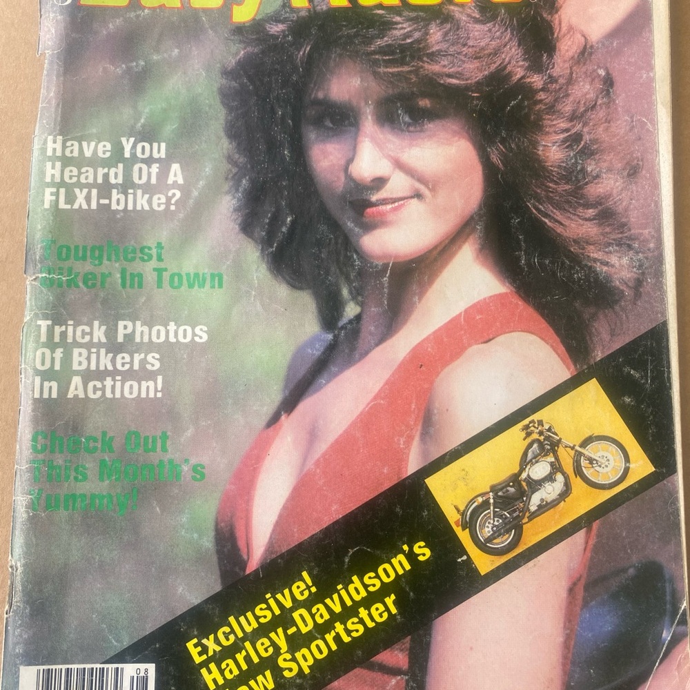 Vintage Easy Rider Chopper Magazine August 1982 intact David Mann Centerfold